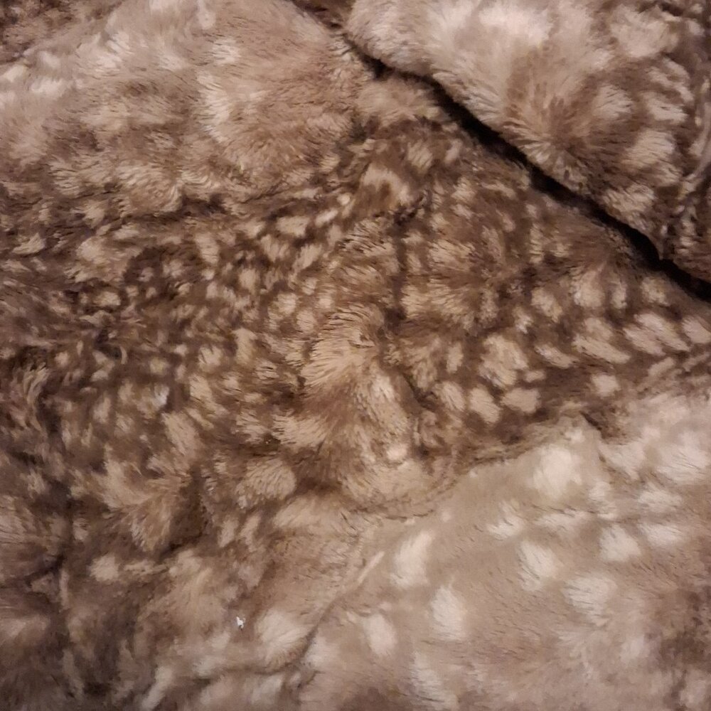 Minky back Muslin baby blanket